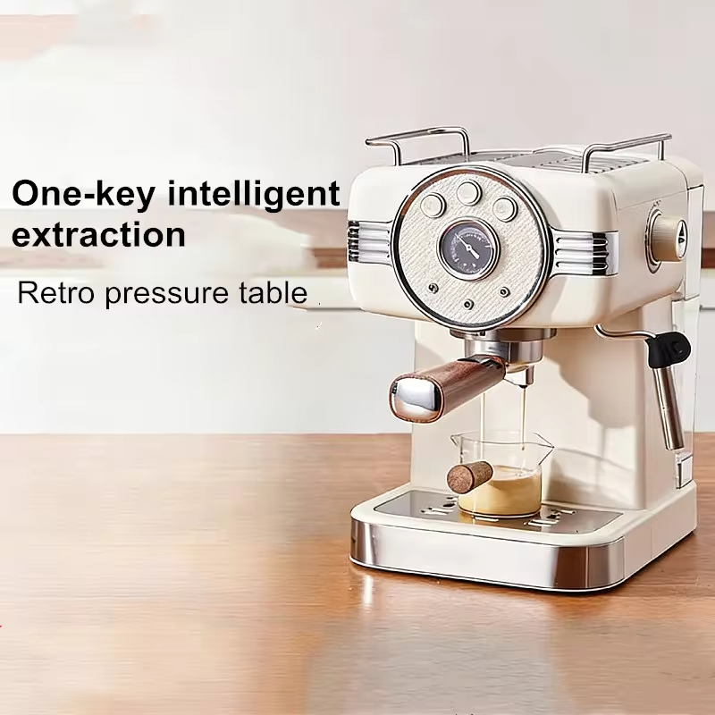 Espresso Coffee Machine Semi-Automatic Home & Office Coffee Maker 20Bar Pump Pressure with Milk Frother Perfect Gift for Coffee