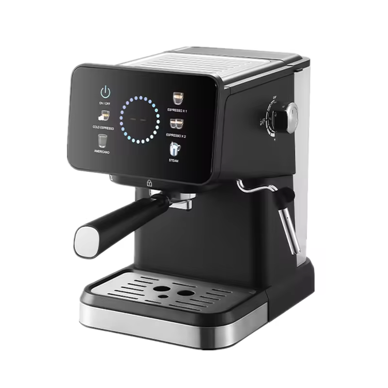 20Bar Pressure, Dual Brew (Hot/Cold), Smart Touchscreen, Milk Frother, Fast Heating, Energy Saving - Perfect for Home Baristas