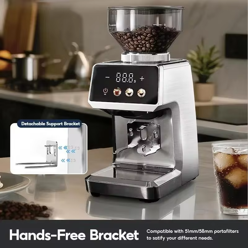 220V Automatic Coffee Mill Electric Coffee Grinder Small Household Coffee Machine With 35 Gears For Espresso American Coffee