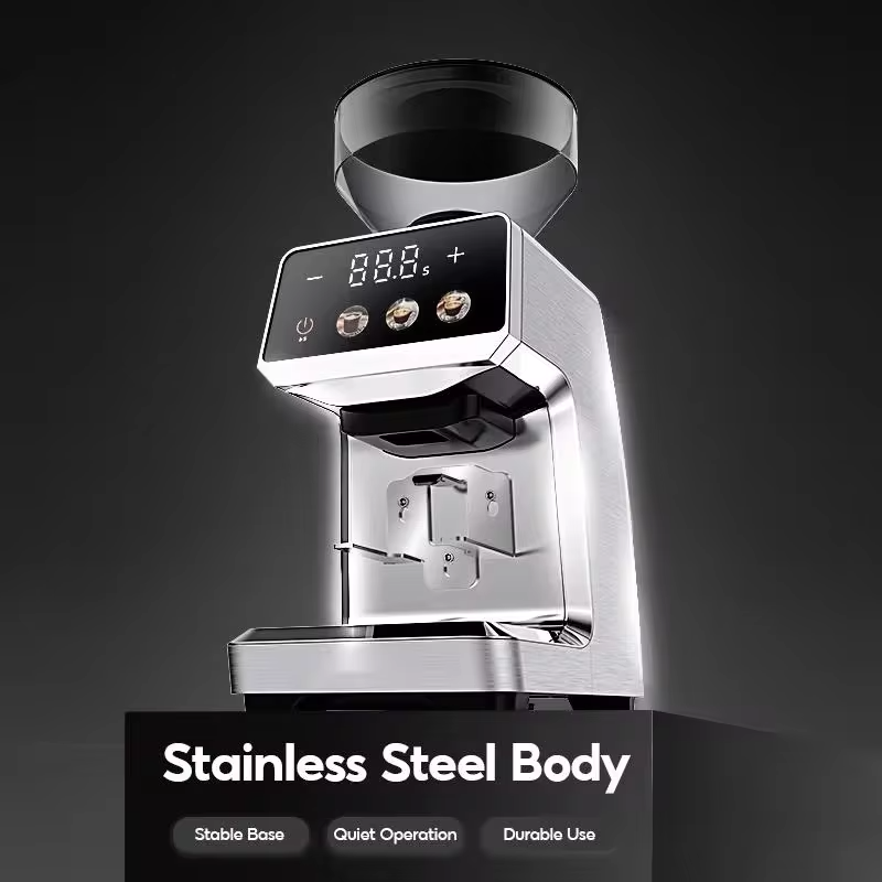 220V Automatic Coffee Mill Electric Coffee Grinder Small Household Coffee Machine With 35 Gears For Espresso American Coffee