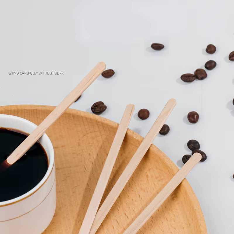 GIANXI Disposable Stirring Stick Handmade Coffee Mixing Sticks Individual Package Beverage Mixing Tool Coffee Accessories